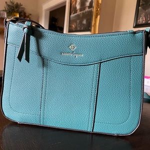 Nanette Lepore Turquoise/Gold Satchel
